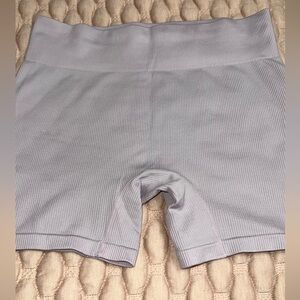 wild fable light purple/lilac ribbed shorts